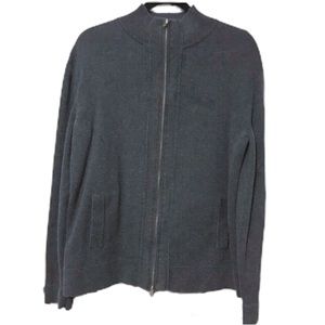 Men’s Express Mock Neck Zipper Sweater